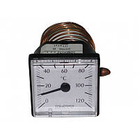 Термометр (квадратный) ф 45мм., 0-120С. для котлов.