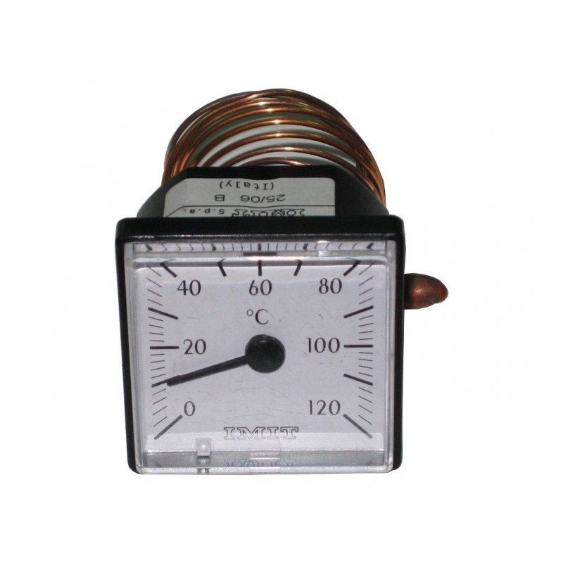 Термометр (квадратный) ф 45мм., 0-120С. для котлов. - фото 1 - id-p757400951