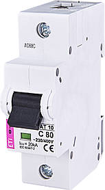 Автоматичний вимикач ETI ETIMAT 10 1Р 80A C 20kA (2131731 модульний