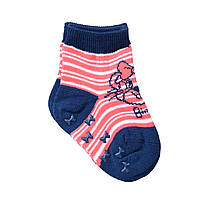 Модные детские носки для девочки с тормозами в полоску  0-2 BRUMS Италия 131IELJ005 Синий