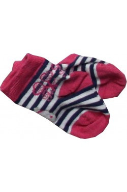 Короткі шкарпетки для малятка з малюнком сердечок 0-2 BRUMS Італія 121ICLJ003 Білий