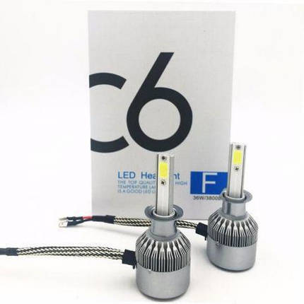 Комплект автомобільних LED ламп MHZ C6 H1 5537, фото 1
