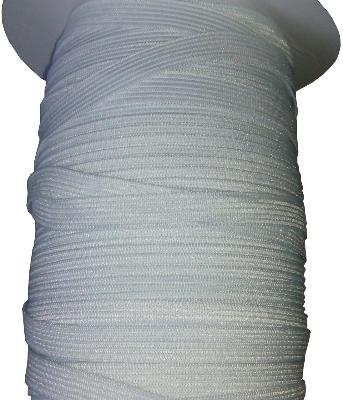 Резинка для одежды (10мм/100м) белая - фото 3 - id-p238128265