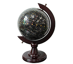 Глобус — нічне небо з напівдорогоцінного каменю топаз S22001