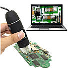 Електронний мікроскоп USB 1000Х на підставці. Цифровий USB мікроскоп для пайки, фото 5