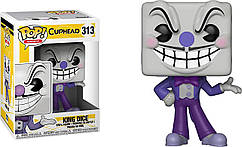 Фігурка Funko Pop Фанко Поп Чашеголовий Кінг Дайс Cuphead King Dice 10 см Game C KD 313