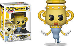 Фігурка Funko Pop Фанко Поп Чашеголовий Легендарна чаша Cuphead Legendary Chalice 10см Game C LC 314