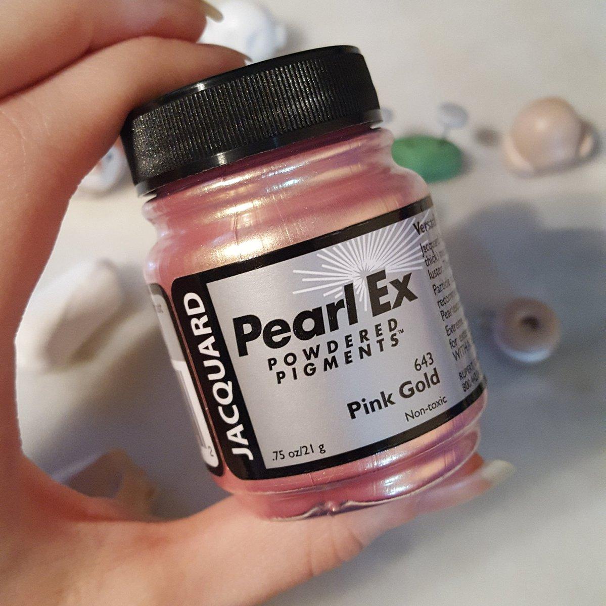 Пігмент перламутр топ класу Перлекс Pearl Ex Перлекс (США, Jacquard) золота роза 643 , пробник 2 г