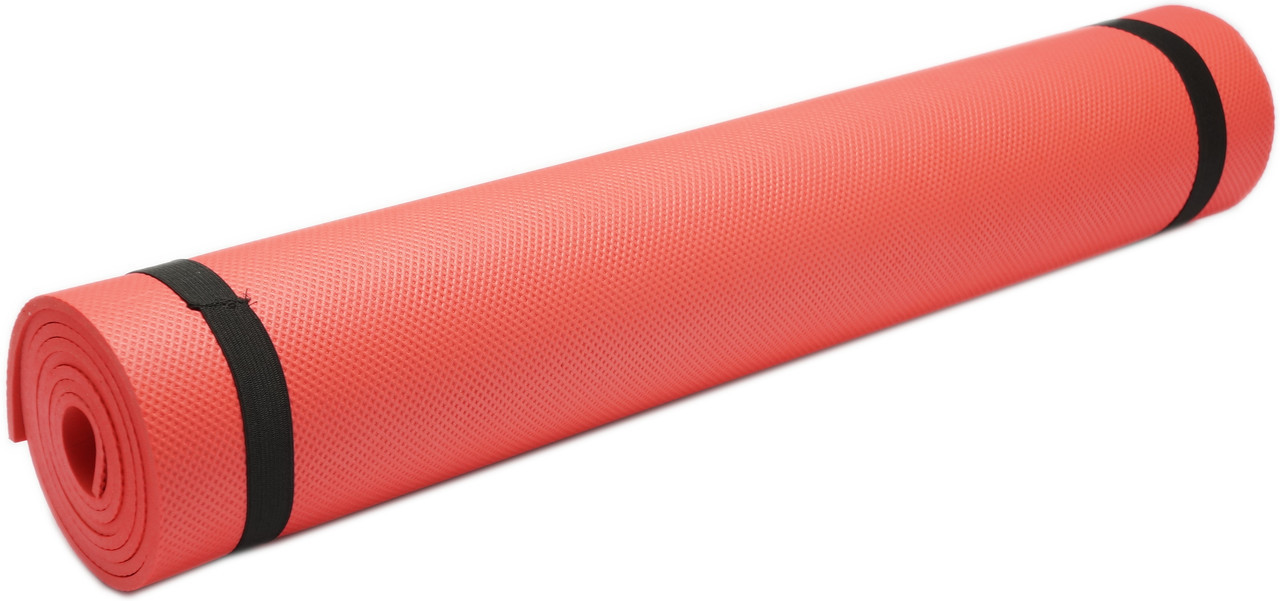Килимок для фітнесу, йогамат (MS 0380-1) EVA 173-61 см. Червоний 4 мм.