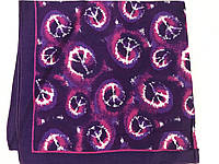 Хлопковая бандана с абстрактным рисунком цвет фиолетовый