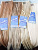 Хвіст прямий на стрічці термоволос пшеничний SILK-24В, фото 5