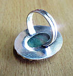 Овальний перстень з цоизитом , розмір 18.2 від студії LadyStyle.Biz, фото 10