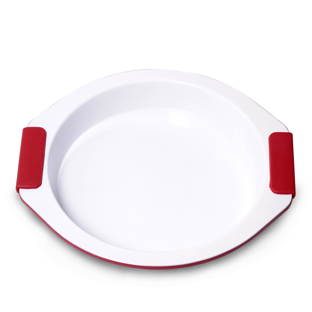 Форма для запікання Kamille 29.5*26.5*4см з керамічним покриттям і силіконовими ручками, фото 1