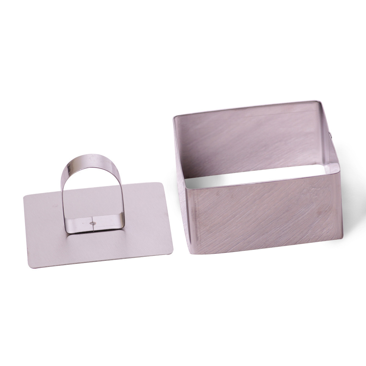 Форма Kamille для викладки/вирубки квадратна 8*8*4.5 см з кришкою
