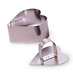 Форма Kamille для викладки/вирубки "Серце" 8*8*4.5 см з кришкою