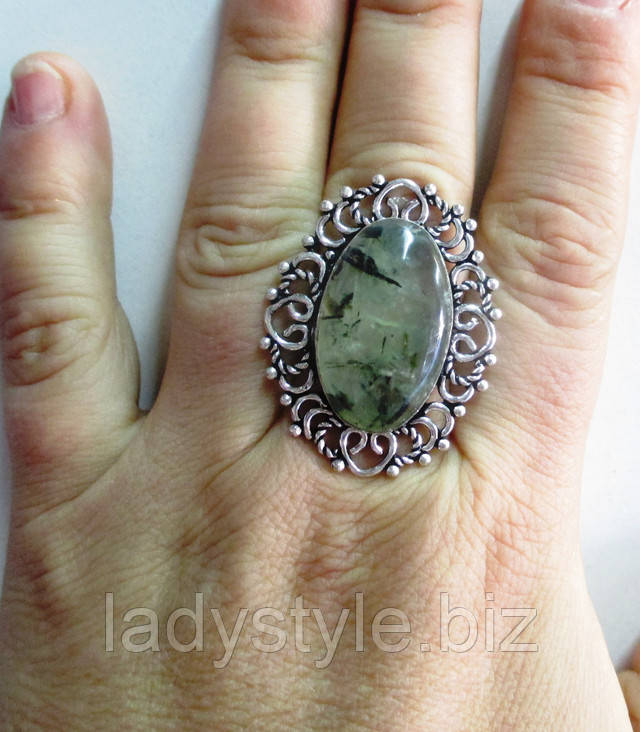 купить серебряное кольцо перстень украшения пренит колье