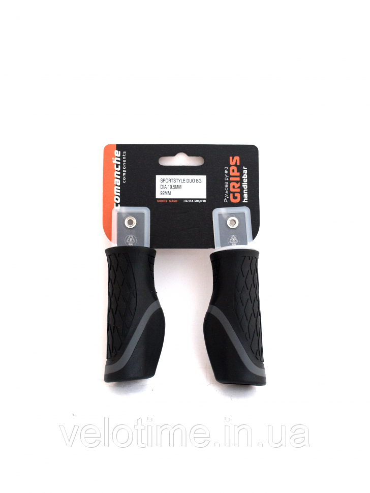 Гріпси Comanche Sportstyle DUO BG (чорний-сірий), фото 1