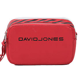 Жіноча сумка крос-боді David Jones 13 х 21 х 7 см Червоний (dj6169-1/2)