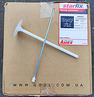 Дюбель Амекс Стар Фікс Ізі Фікс LMD 10х220 мм для мінеральної вати з металевим цвяхом термоголовкою упаковка 150 штук