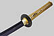 Самурайський меч катана blue damask в оригінальній подарунковій коробці, фото 3