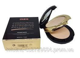 Пудра для лица компактная Pupa Contouring & Strobing Powder Palette (копия) пупа