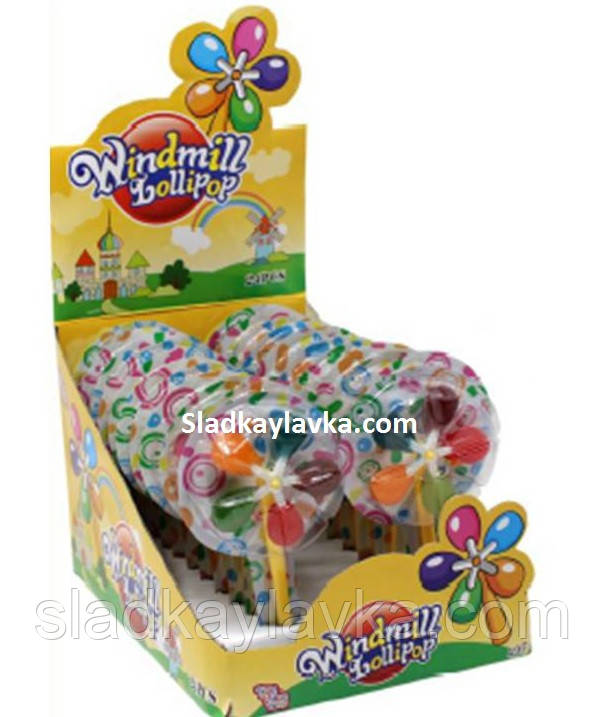 Льодяник Млин Windmill Lollipop 24 шт (64)
