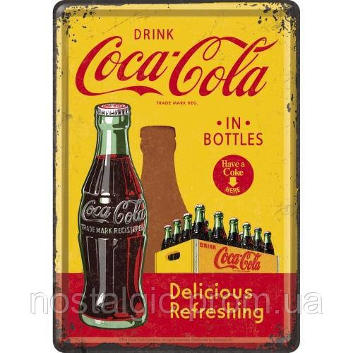 Открытка Nostalgic-Art Coca-Cola - In Bottles (10276)