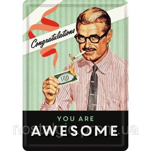 Открытка Nostalgic-Art You Are Awesome (10287)