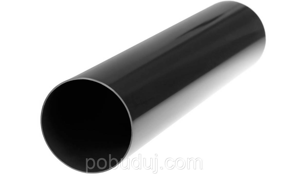 Труба водостічна Profil 100 4м чорна, фото 1