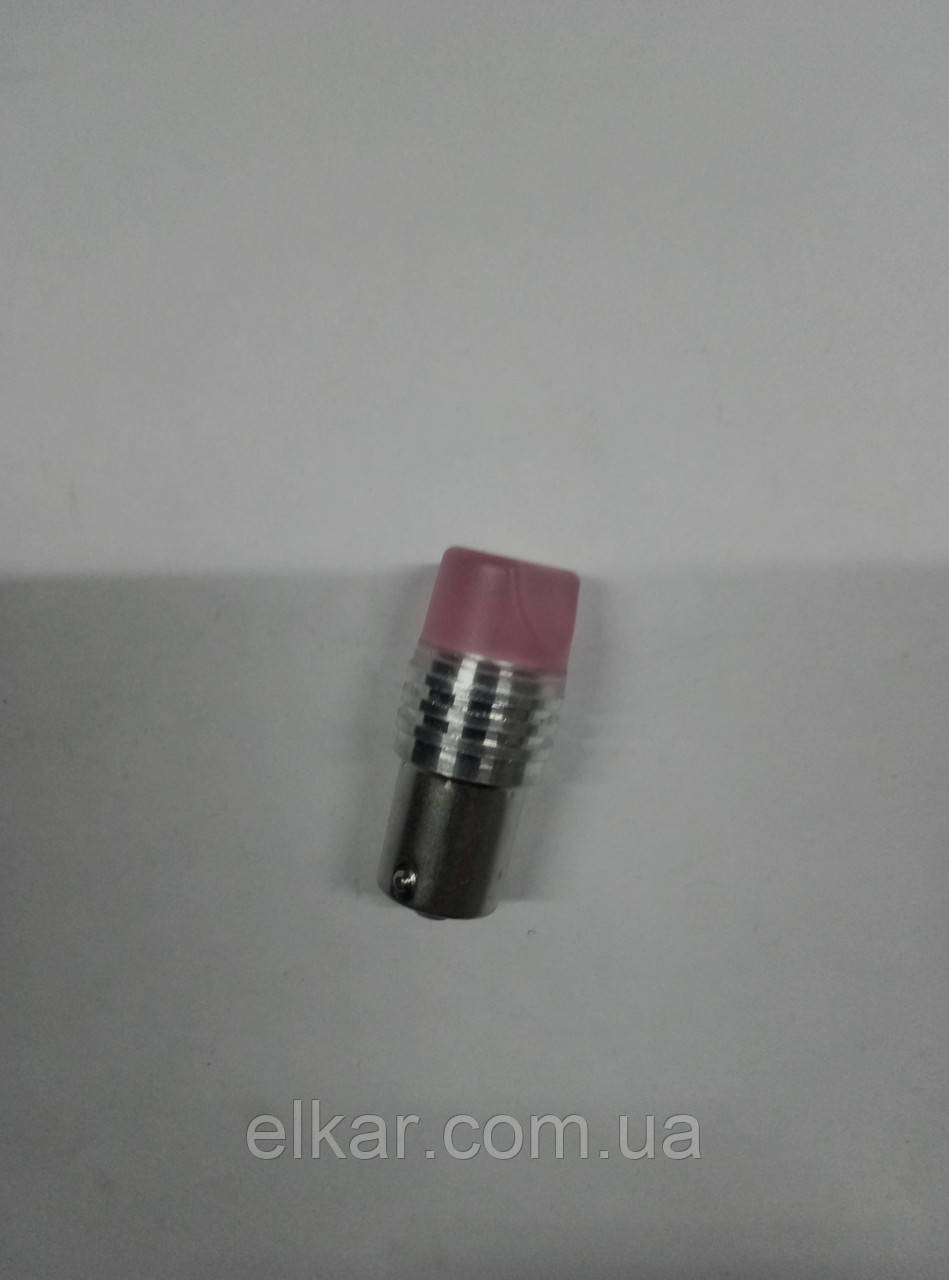 Світлодіод   12V Т15 3D 9smd (2535) BA15s RED 30Lm 1000K Автосвет, фото 1