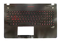 Оригинальная клавиатура для ASUS G56, G56JK, N56JR, G56JR, N56JN, N56JK series, uk, black, подсветка