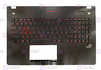 Оригинальная клавиатура для Asus ROG G56, G56JK, N56JR, G56JR, N56JN, N56JK series, uk, black, подсветка