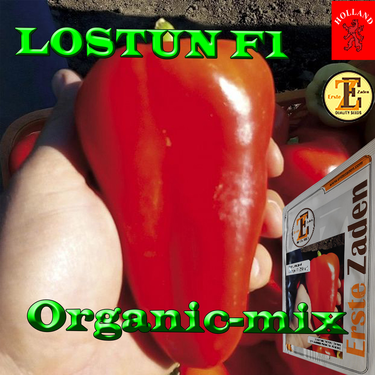 ЛОСТУН F1 (LOSTUN F1), насіння раннього солодкого перцю, ТМ Libra seeds
