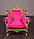 М'яке крісло в стилі Бароко "Ізабелла" від фабрики виробника. Ексклюзивне, Елітне, з дерева. На замовлення, фото 6
