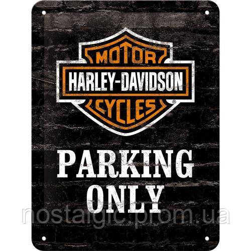 Табличка Ностальгічне-Art Harley-Davidson Parking Only (26117)
