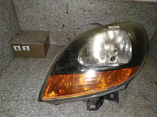 No85 Б/у Фара ліва темна для Renault Kangoo 2003-2009