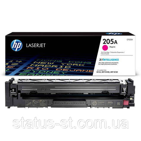 Заправка картриджа HP 205A magenta CF533A до принтера CLJ Pro M180n, M181fw, фото 1