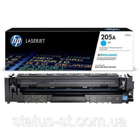 Заправка картриджа HP 205A cyan CF531A для принтера CLJ Pro M180n, M181fw, фото 1