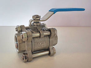 Кульовий кран з нержавіючої сталі AISI 304 ду 80 (3")