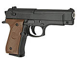 Дитячий пістолет Беретта Beretta 92 SB-C Galaxy G22 метал, фото 6