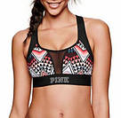 Спортивний Топ Victoria's Secret PINK Mesh Racerback XS, Чорний, фото 2