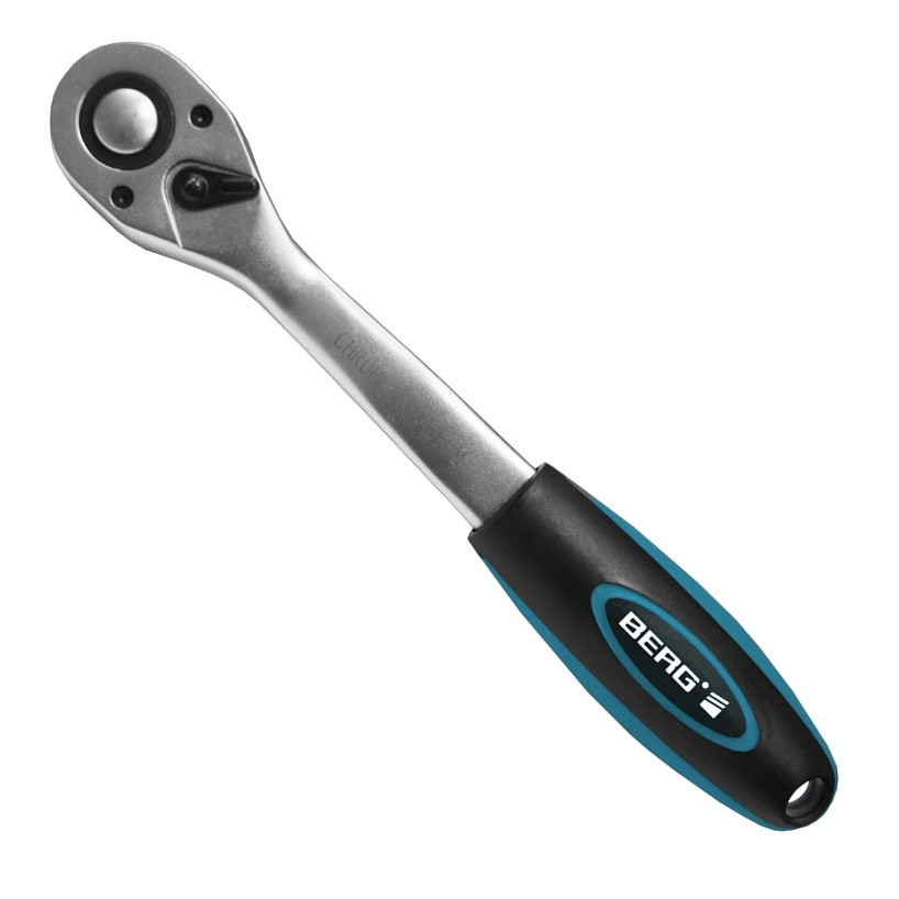 Тріскачка Berg реверсивна 1/2" 250 мм (52-033)