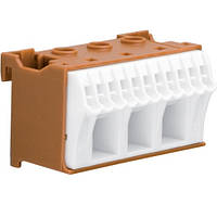 Блок фазних 14 клем 3x16 мм2 + 11x4 мм2 Hager QiuckConnect KN14P