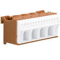 Блок фазних 18 клем 4x16 мм2 + 14x4 мм2 Hager QiuckConnect KN18P