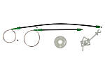 Ремкомплект на склопідіймач Fiat Panda 46803651 51846384 46803649 2003-2013 передні права дверцята