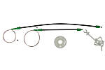 Ремкомплект на склопідіймач Fiat Panda 46803652 51846385 46803650 2003-2013 передні ліві двері