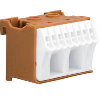 Блок фазних 10 клем 2x16 мм 2 + 8x4 мм2 Hager QiuckConnect KN10P