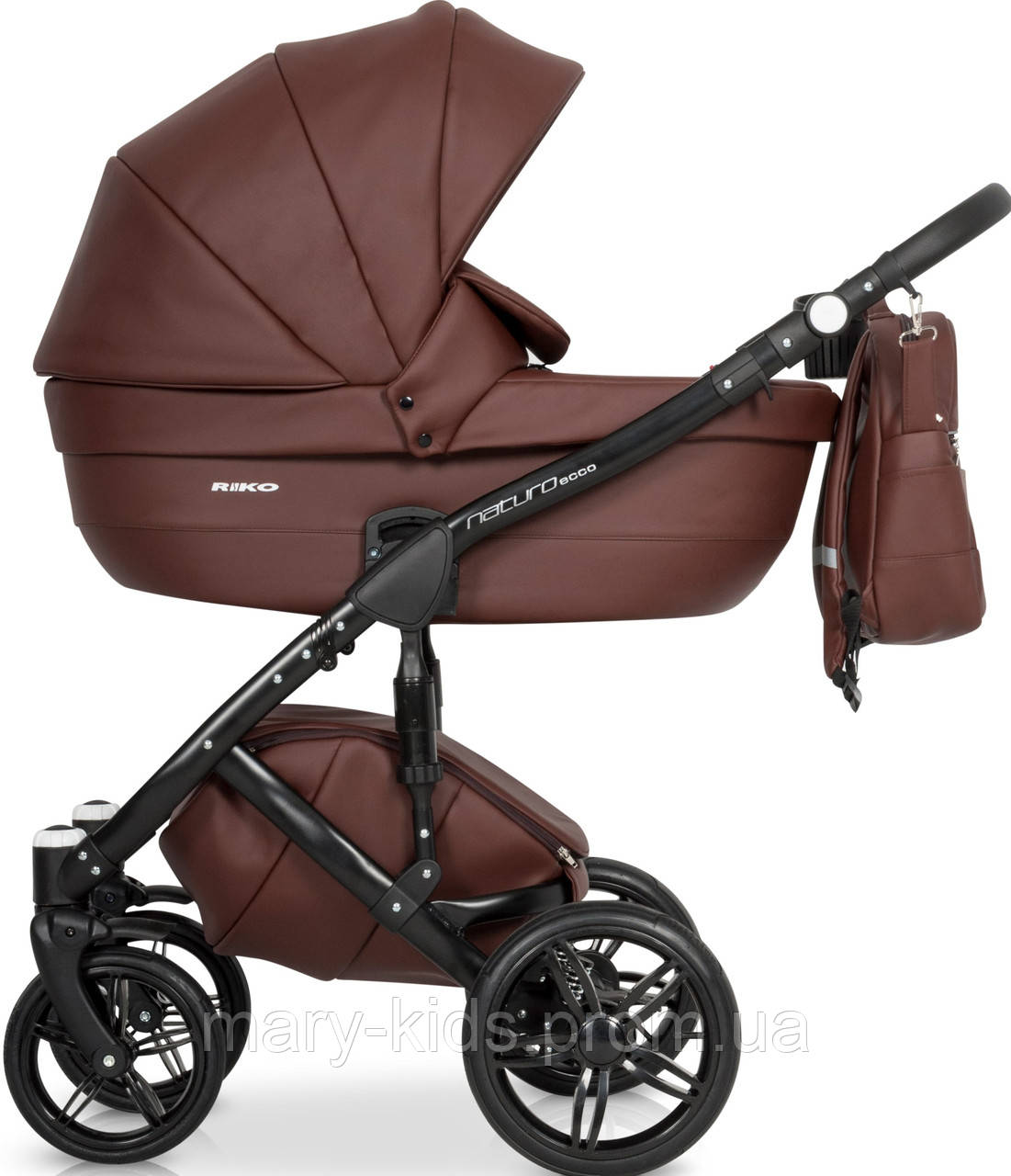 Дитяча універсальна коляска 2 в 1 Riko Naturo Ecco 03 Chocolate