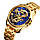 SKMEI 9193 Dragon gold blue, фото 3