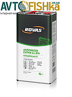 Антифриз концентрат. Antifreeze LL R11 (5л) (ROVAS)